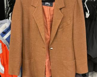 Burberry orange sport coat $40 + tax