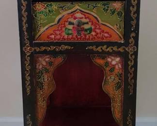 004 Vintage Chinese Tibetan Wooden Cabinet