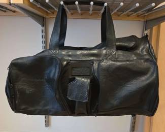 Gemline Lucent Technologies Leather Duffle Bag