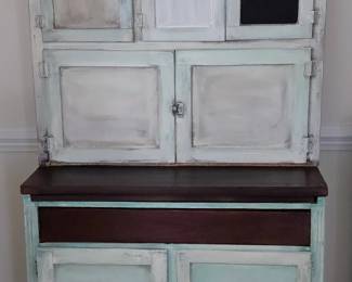 Vintage Farmhouse Cupboard Cabinet