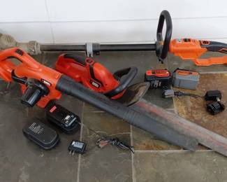 Battery Powered Yard Tool Bundle