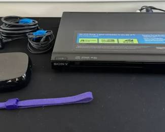 Sony DvP SR200P Dvd Player And Roku Three With Remote