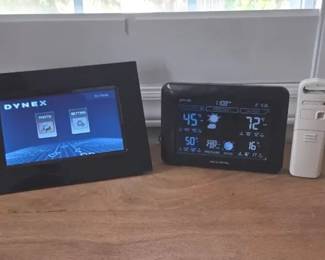 Acurite Color Weather Station And Dynex Digital Photo Frame