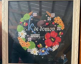 Cross stitch. Czech. https://modestlambestatesales.hibid.com/