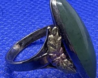 Sterling silver. https://modestlambestatesales.hibid.com/