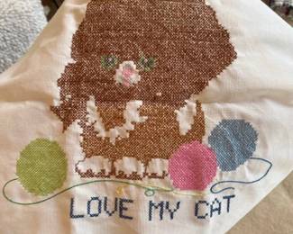 Needle point / Cross stitch. https://modestlambestatesales.hibid.com/