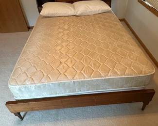 MCM full size bed. Clean mattress. https://modestlambestatesales.hibid.com/