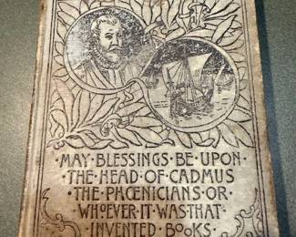 Columbus Series.  Old book 1492 - 1892. https://modestlambestatesales.hibid.com/