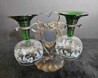 Vintage Luminarc Etched Goblets 