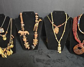 Costume Wood Necklaces More