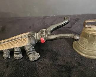 Beetle Boot Jack Brass Bell