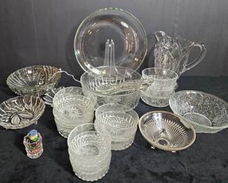 Vintage Clear Glass