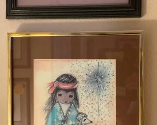 Two Navajo Prints by Degrazia