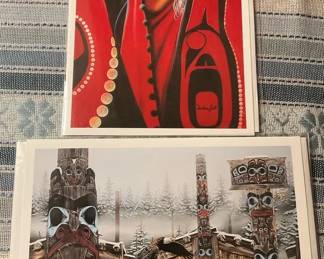 Two Darlene Gait Warren Thomas Cooke Northwest Coast Prints