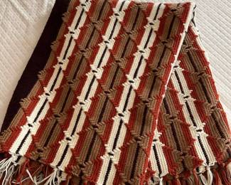 Brown, Tan, Cream Afghan