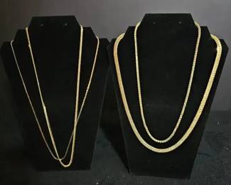  014 14 K Gold Necklaces 