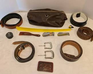 Leather Bag, Leather Belts Shoehorns