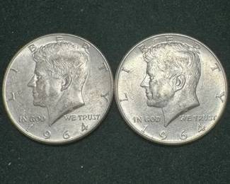 1964 Kennedy Half Dollars 