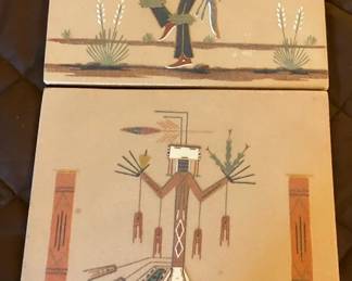 Two Navajo Sand Paintings
