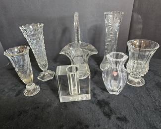 Clear Vases 