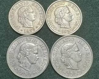 Switzerland Coin Lot