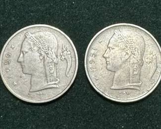 Belgium Coin Lot 