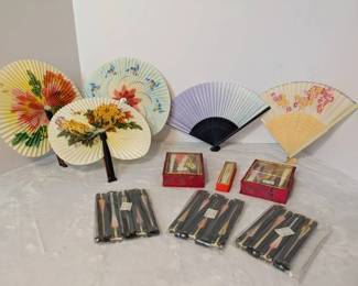Vintage Fans from China Hong Kong