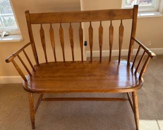 Nicholson Stone Co. 02 Wooden Bench 