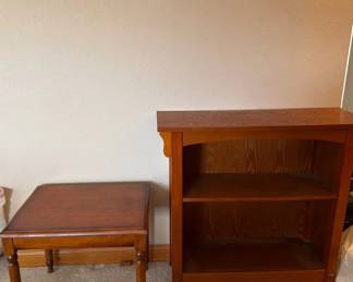 Wooden Shelf Unit Side Table