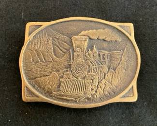 American Railroad Belt Buckle