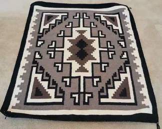 Navajo Rug Two Grey Hills Pattern