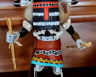  022 Vintage Hopi Kachina WuyakKuita Doll by Oscar Dullas