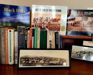 Black Hills Historical Books Two Framed Pictures