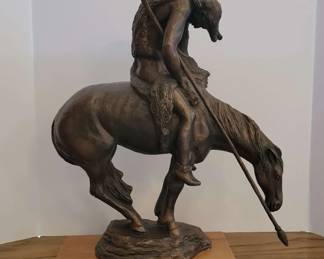 1984 The End of the Trail Sculpture by Austin Productions Inc. 