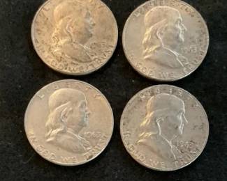 1963 Franklin Half Dollars