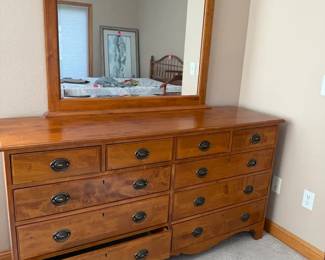 Nine Drawer Dresser by Brady Furniture Co. 