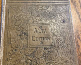 Edgar Allen Poe "Alta Edition" Old Anthology