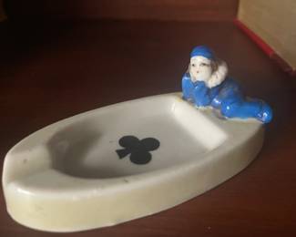 Art Deco Game Table Ashtray