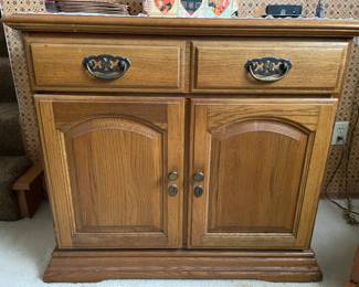 Early American Style, Wash Stand Cabinet