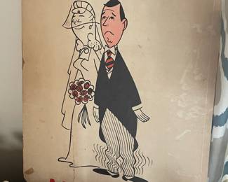 1950/60's Cardboard Poster 24"x14"?