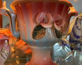 Old, Fancy, Ceramic Vase or Dish