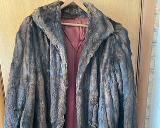 Full Length Fur Coat--Nice Condition!
