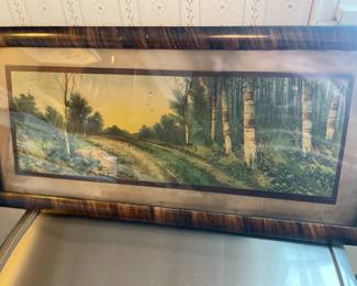 Antique Framed Art --Very Nice!