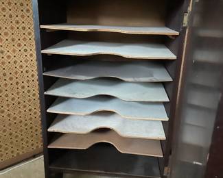 Records or Sheet Music Cabinet (Interior)