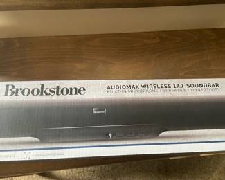 Smart TV Brookstone Audiomax Wireless Soundbar--New In Box