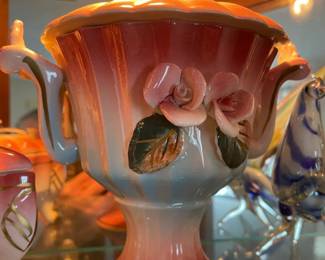 Old, Fancy, Ceramic Vase or Dish