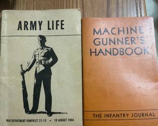 Historical! 1940's  WWII Issue Army Training Books!!