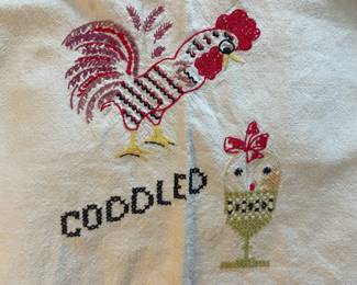 Lotsa Beautiful Embroidered Linen. Towels, Runners, Napkins, Children's Clothing, etc., etc.,