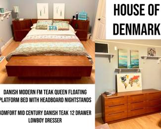House of Denmark Danish Teak Bedroom Set