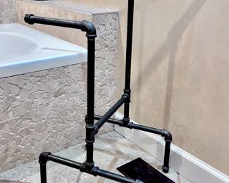 Handmade Industrial Towel Holder